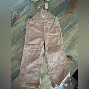 ✨Carhartt Kids Brown Canvas Overalls